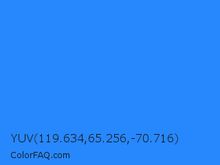 YUV 119.634,65.256,-70.716 Color Image