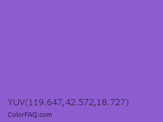 YUV 119.647,42.572,18.727 Color Image