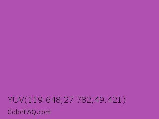 YUV 119.648,27.782,49.421 Color Image