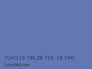 YUV 119.746,28.719,-18.194 Color Image