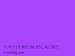 YUV 119.805,66.651,42.267 Color Image