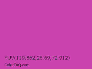 YUV 119.862,26.69,72.912 Color Image