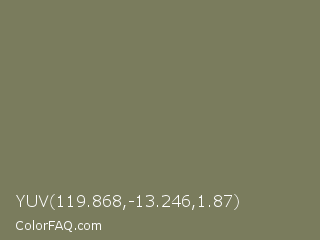 YUV 119.868,-13.246,1.87 Color Image