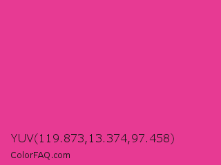 YUV 119.873,13.374,97.458 Color Image
