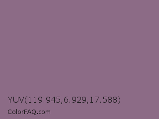 YUV 119.945,6.929,17.588 Color Image