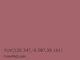 YUV 120.347,-6.087,39.161 Color Image