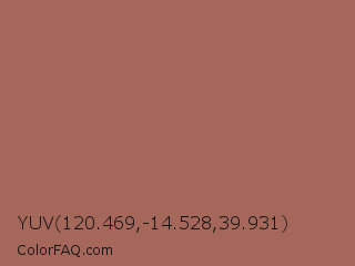 YUV 120.469,-14.528,39.931 Color Image