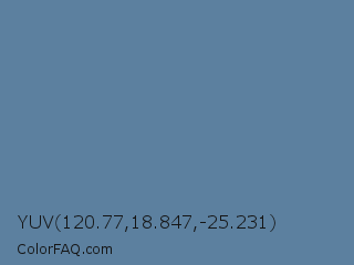 YUV 120.77,18.847,-25.231 Color Image