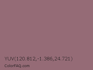 YUV 120.812,-1.386,24.721 Color Image