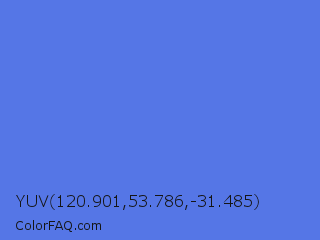 YUV 120.901,53.786,-31.485 Color Image
