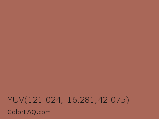 YUV 121.024,-16.281,42.075 Color Image
