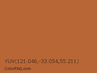 YUV 121.046,-33.054,55.211 Color Image