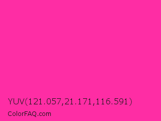 YUV 121.057,21.171,116.591 Color Image