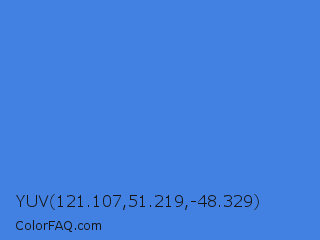 YUV 121.107,51.219,-48.329 Color Image