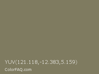 YUV 121.118,-12.383,5.159 Color Image