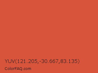YUV 121.205,-30.667,83.135 Color Image