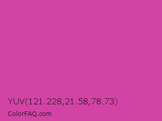 YUV 121.228,21.58,78.73 Color Image