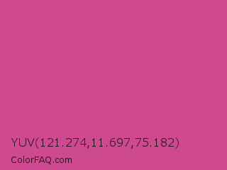YUV 121.274,11.697,75.182 Color Image