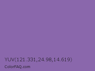YUV 121.331,24.98,14.619 Color Image