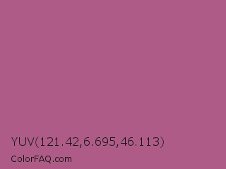 YUV 121.42,6.695,46.113 Color Image