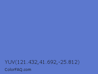YUV 121.432,41.692,-25.812 Color Image