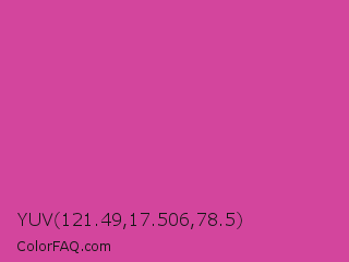 YUV 121.49,17.506,78.5 Color Image