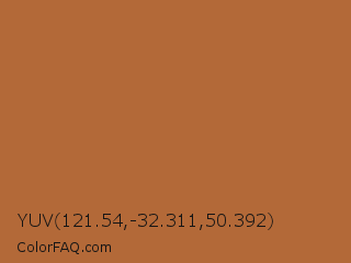 YUV 121.54,-32.311,50.392 Color Image