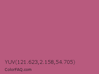 YUV 121.623,2.158,54.705 Color Image