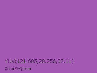 YUV 121.685,28.256,37.11 Color Image