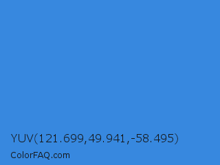 YUV 121.699,49.941,-58.495 Color Image