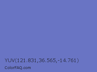 YUV 121.831,36.565,-14.761 Color Image
