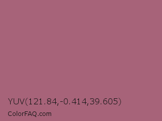 YUV 121.84,-0.414,39.605 Color Image