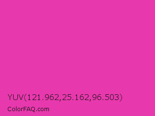 YUV 121.962,25.162,96.503 Color Image