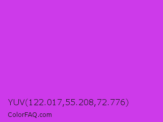 YUV 122.017,55.208,72.776 Color Image