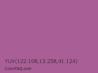 YUV 122.108,13.258,41.124 Color Image