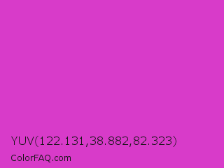 YUV 122.131,38.882,82.323 Color Image