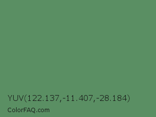 YUV 122.137,-11.407,-28.184 Color Image