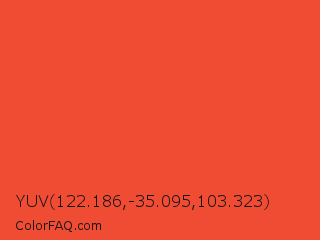 YUV 122.186,-35.095,103.323 Color Image