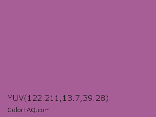 YUV 122.211,13.7,39.28 Color Image