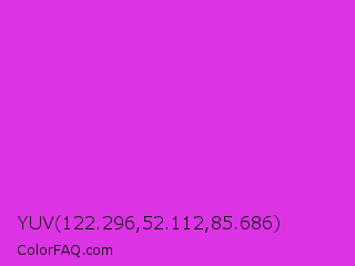 YUV 122.296,52.112,85.686 Color Image