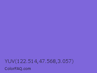 YUV 122.514,47.568,3.057 Color Image
