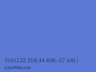 YUV 122.518,44.608,-27.641 Color Image