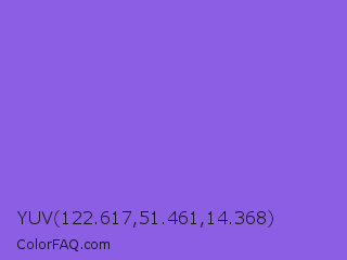 YUV 122.617,51.461,14.368 Color Image