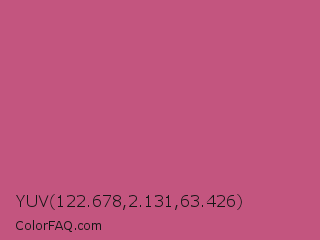 YUV 122.678,2.131,63.426 Color Image