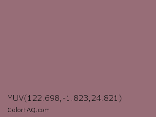 YUV 122.698,-1.823,24.821 Color Image