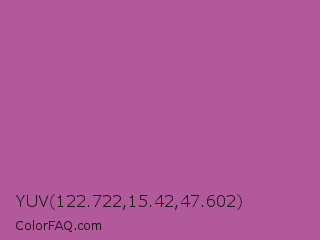 YUV 122.722,15.42,47.602 Color Image
