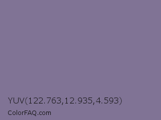 YUV 122.763,12.935,4.593 Color Image