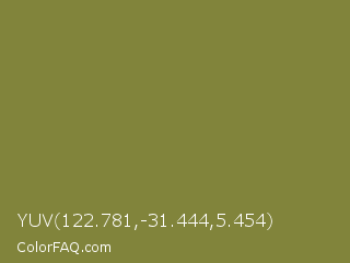 YUV 122.781,-31.444,5.454 Color Image