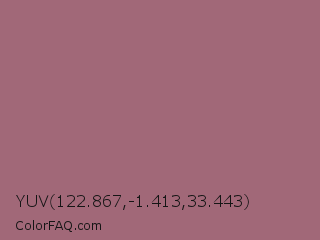 YUV 122.867,-1.413,33.443 Color Image