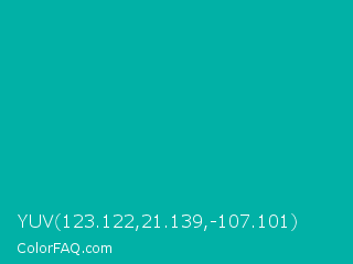 YUV 123.122,21.139,-107.101 Color Image
